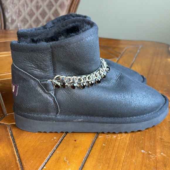 Mou ankle shearling booties - Picture 2 of 9